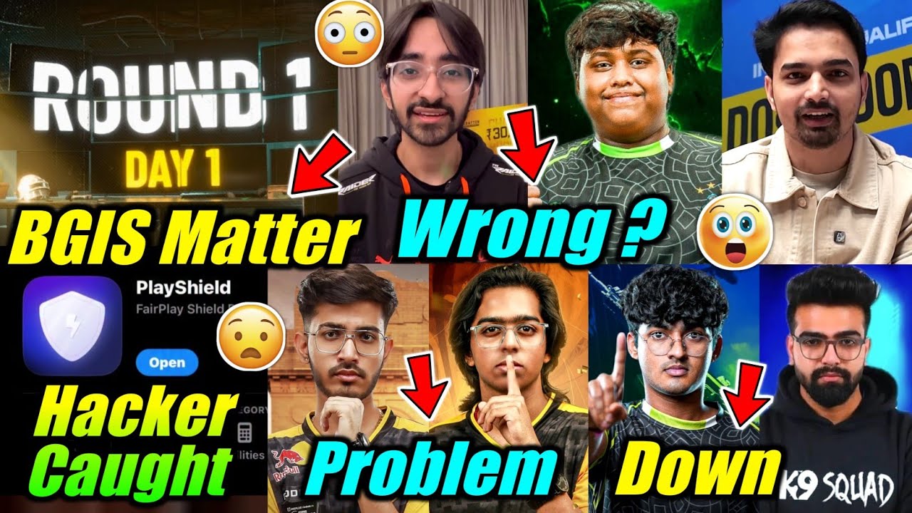 Bgmi App For Hackers 🤯 Round 1 Problem 😳 Soul vs OG Clash ! Godl, K9 Lineup, Players News 