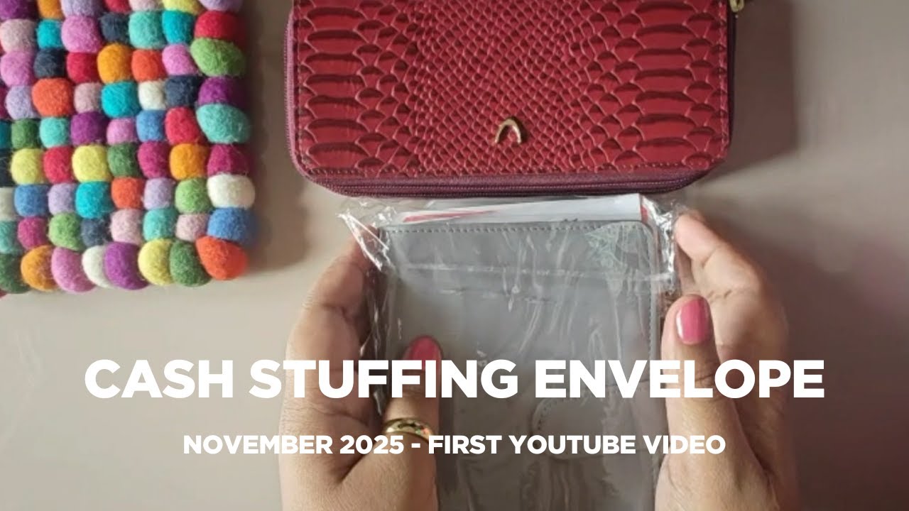 Starting My Cash Stuffing Journey 💵 | November 2025 | Indian Budget Setup