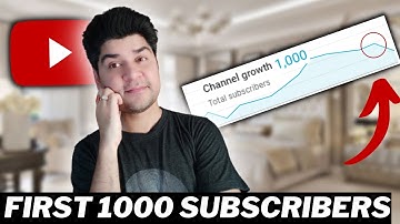 How To Get Your First 1000 Subscribers On YouTube | 2021 | first 1000 subscribers on youtube