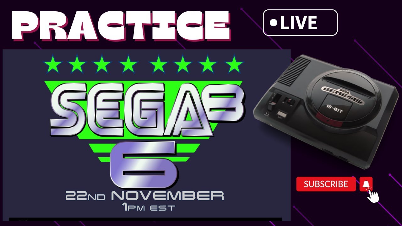 🔥 SEGA8 Genesis  🔥Race is Today 1PM EST!  