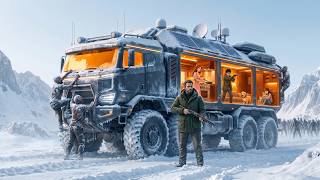 Surviving a Snowstorm in a Futuristic Fortress Camper During a Zombie Apocalypse | Coca & Ken Cozy screenshot 2