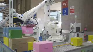 Smart Palletizing Robot in Logistics: Automation at Full Speed! 📦🤖