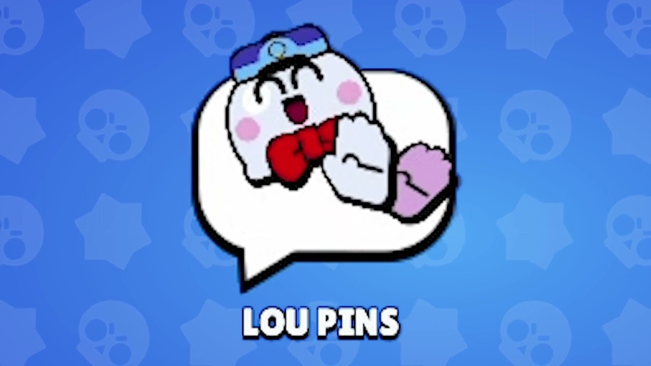 Animated Lou Pins - Brawl Stars