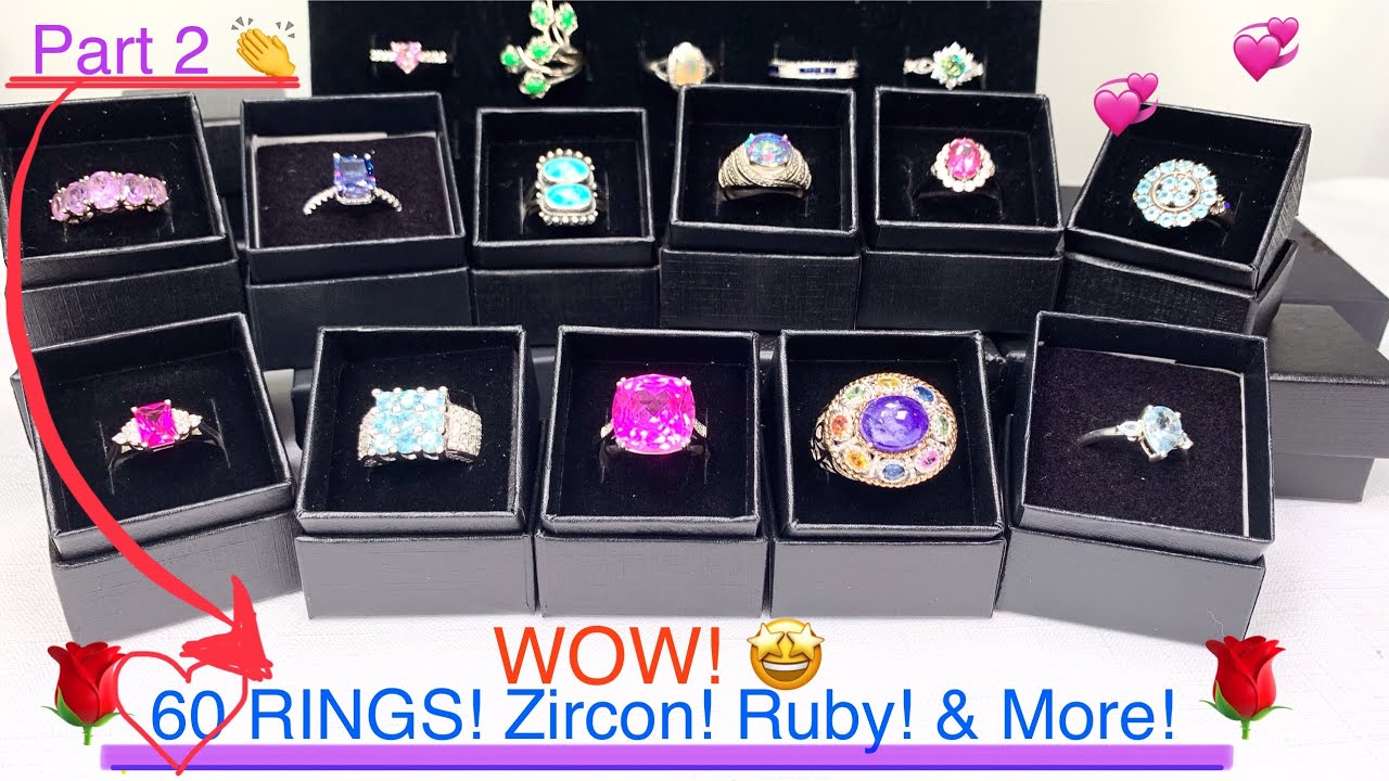 😱 Распаковка 60 колец, эпизод 2 💎Бриллианты! Сапфиры и многое другое! #РаспаковкаКольца #Бриллиан...