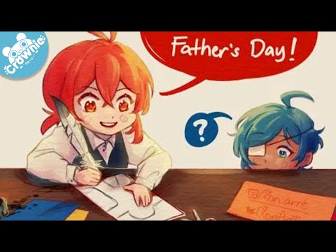 Diluc & Kaeya - A Card For Father's Day | Genshin Impact Comic Dub | CrownieShorts