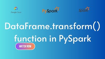 DataFrame.transform() function in PySpark | Databricks #pyspark #spark #azuresynapse #scala3