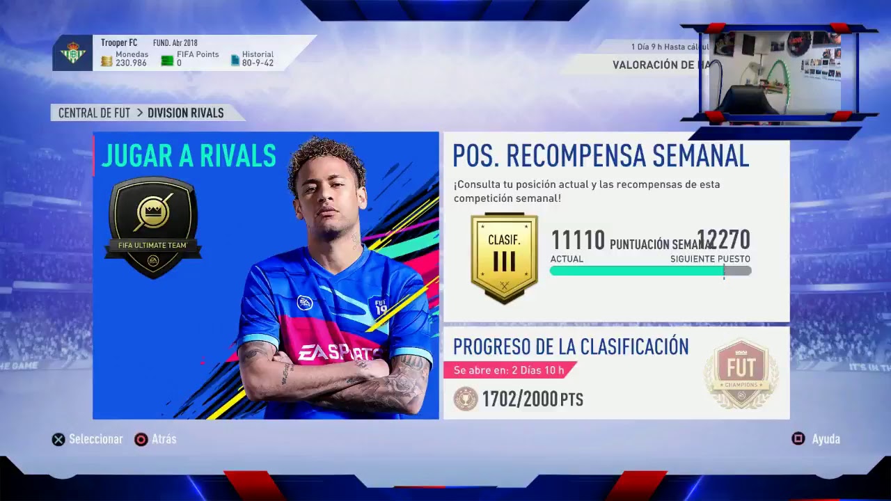 FIFA 19| DIRECTO | JUGANDO DIVISION RIVALS |