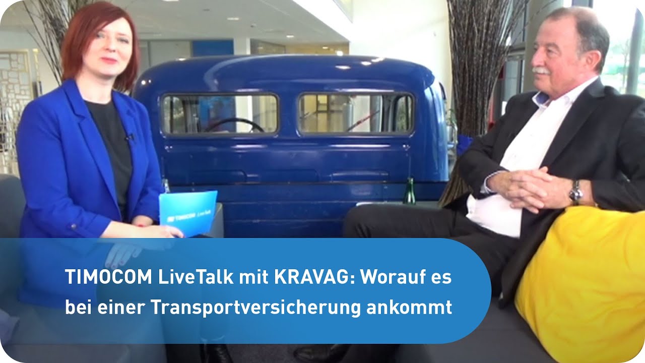 Update TIMOCOM LiveTalk mit KRAVAG: Worauf es bei einer Transportversicherung ankommt