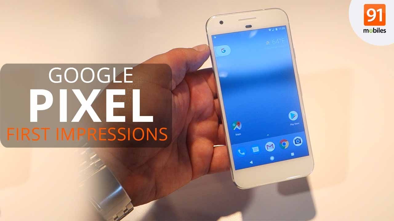 Google Pixel First Look Hands on Launch YouTube