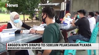 Jalani Rapid Tes Sebelum Pencoblosan, 462 Anggota KPPS Makassar Reaktif COVID-19 - iNews Sore 08/12