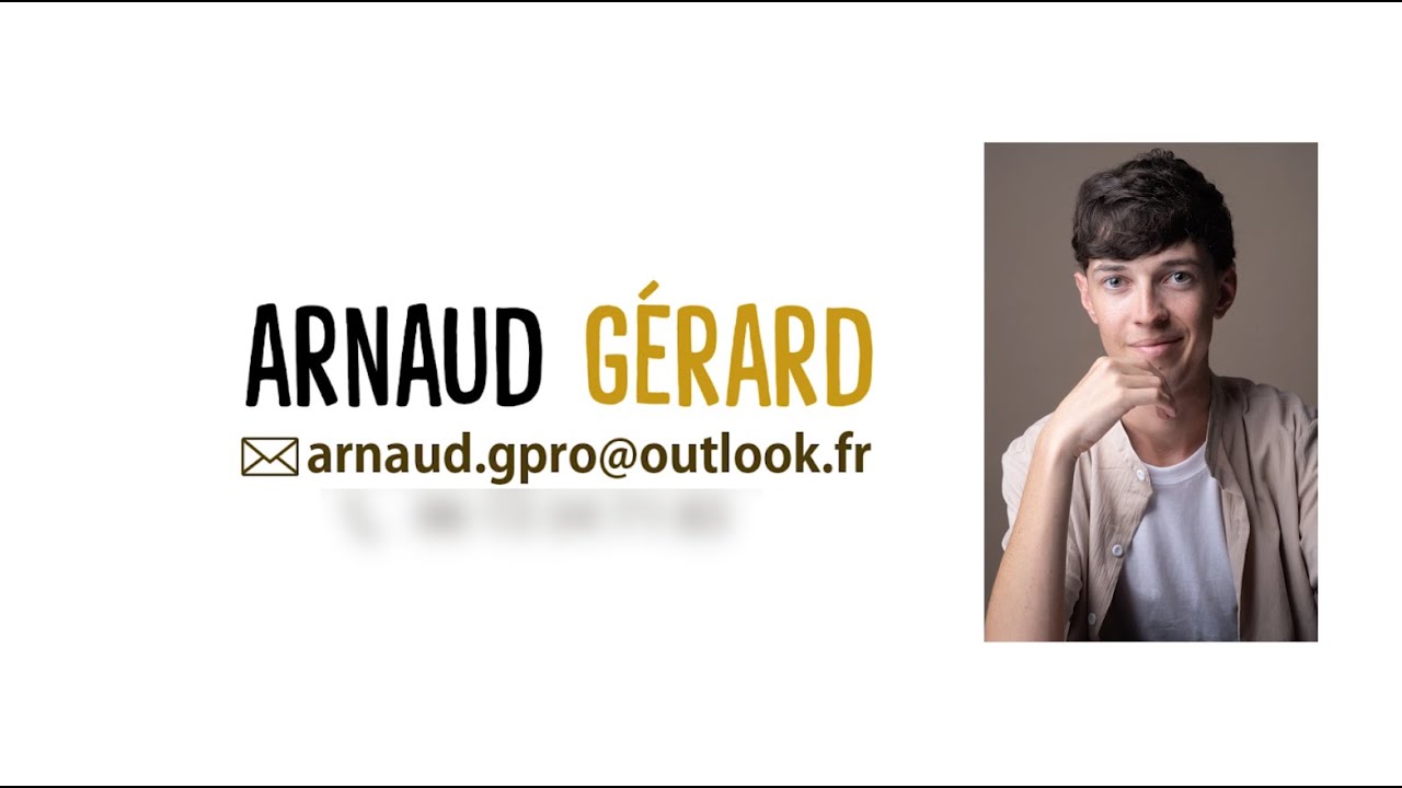 ⭐ Bande démo Comédien - Arnaud GÉRARD - 2023 (sans coordonnées)