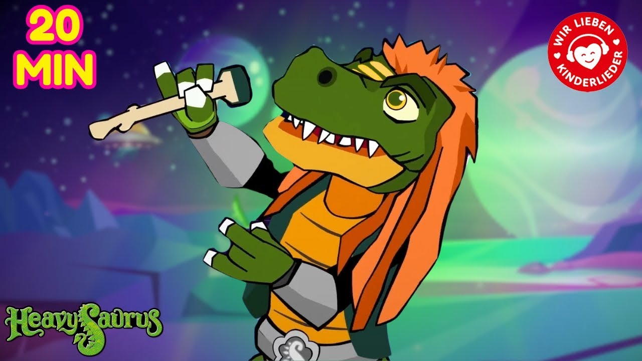 20 Minuten Rockspaß mit Heavysaurus 🦖🎸 – Lustige Kinderlieder für kleine Rockstars! 🎤