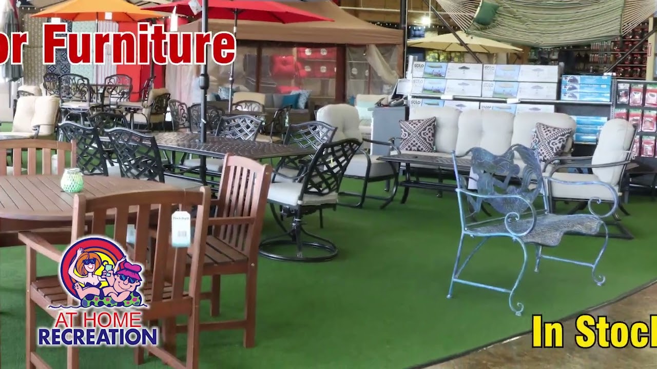 At Home Recreation-  NJ Largest Patio Furniture Showroom with over 20+ sets on display and in stock.