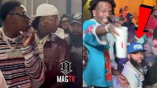 Moneybagg Yo &amp; Rob49 Heads Are On A Swivel Walking Into Sauce Walka&#39;s Pool Party! 😳