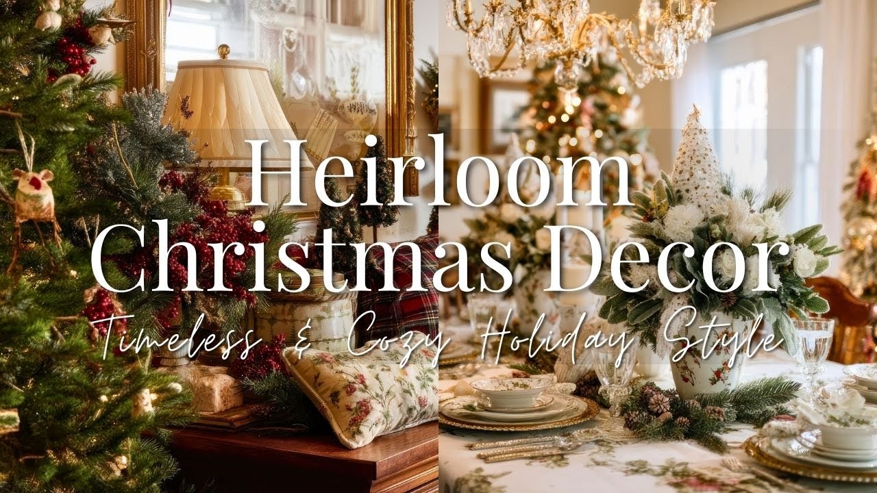 Heirloom Christmas Home Tour 2025 | Timeless American Holiday Decor Ideas & Vintage Inspiration
