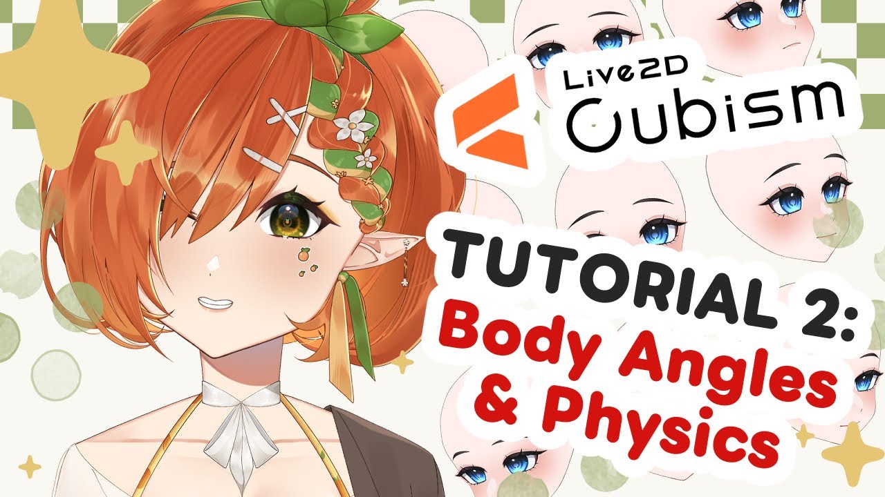 【Live2D Tutorial】Body Angles & Physics #5 (FREE materials provided)【waomeoVT 】
