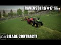 Silage Bales Contract, Planting Corn & Selling Wool, Ravensberg #17 Farming Simulator 19 Timelapse