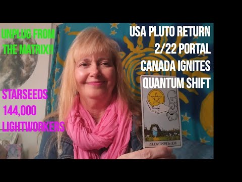 UNPLUG from THE MATRIX! ? USA PLUTO Return ? 2/22/22 GALACTIC Portal! ❤ WORLD Timeline SHIFT!