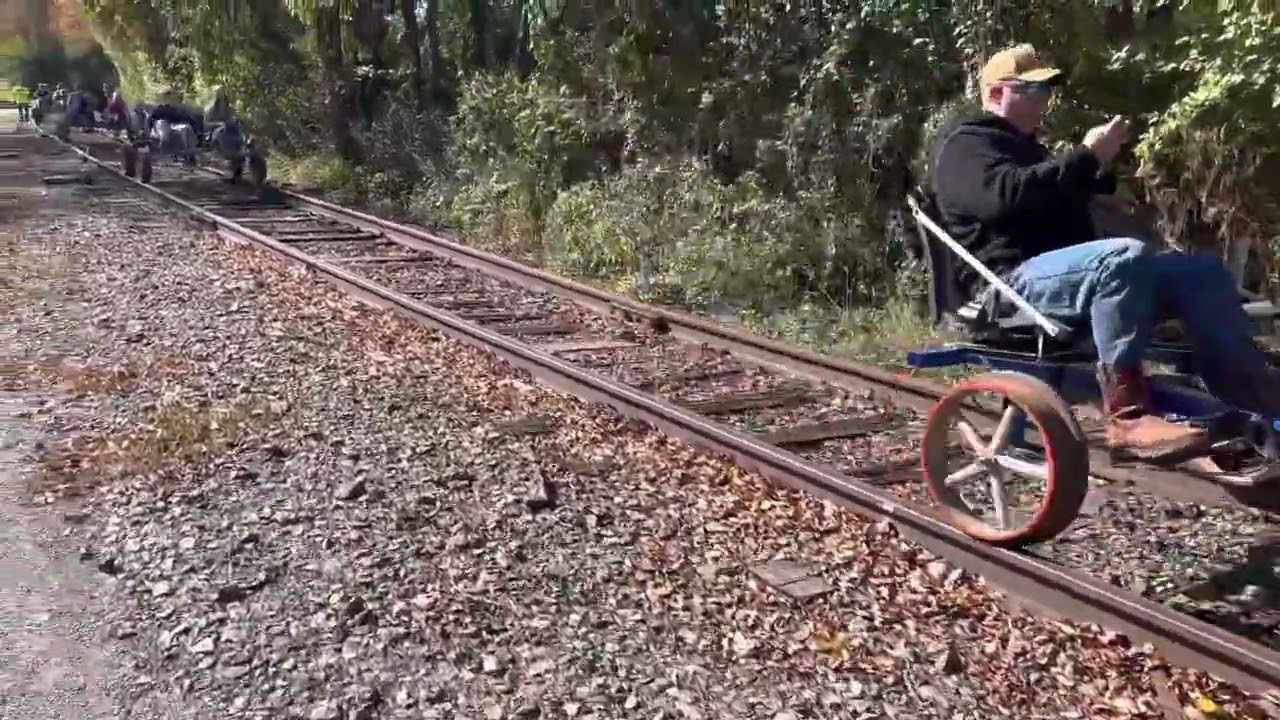Rail Bikes Departing Seven Valleys