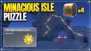 Minacious Isle Constellation Puzzle | World Quests and Puzzles |【Genshin Impact】 screenshot 1