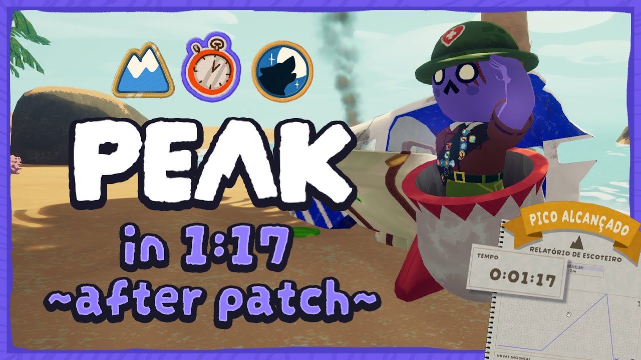 [AFTER PATCH] How to Beat PEAK in 60s using the Scout Cannon Glitch