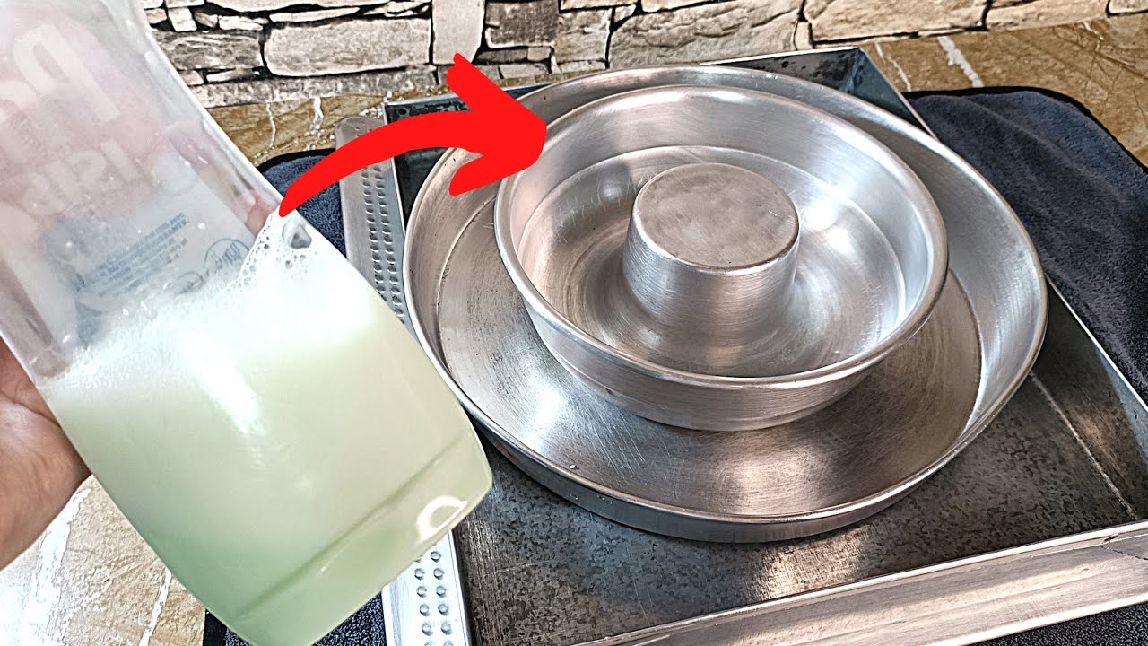 وداعا اوساخ ودهون صينية الفرن،خلطة رهيبة لتنظيف صواني الفرن المحروقة بدون مجهود 😱رجعتهم يشعلو👌✨