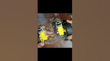 Robotic car while. #arduinoboard #automobile #howtomakepowerbankathome #arduinotutorial #diy