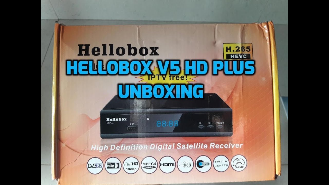 Hellobox v5 HD Plus Setopbox Unboxing