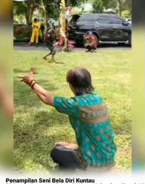 silat dayak,kuntau bangkuy borneo
