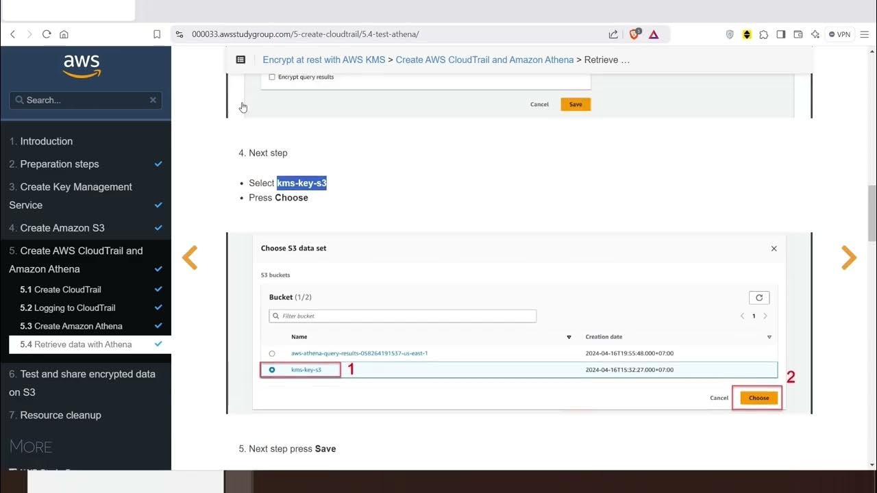 Module 05-Lab33-5.4 - Retrieve data with Athena - YouTube