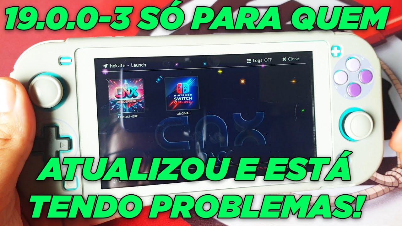 SAIU Nova Versão CNX Pack 19.0.0-4 Nintendo Switch Desbloqueado
