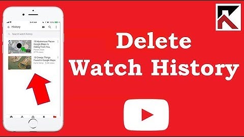 How To Delete Watch History YouTube iPhone