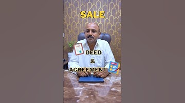Sale Agreement Vs Sale Deed | Kannada