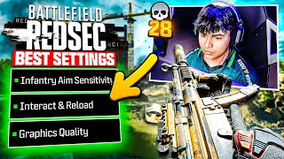 MY NEW KILL RECORD + BEST SETTINGS AND SENS BATTLEFIELD REDSEC
