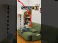 It looks like a normal sofa... until this happens! 🤯 Oddware Tech #Viral #Shorts