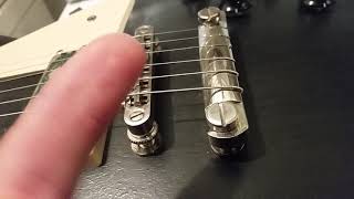 Les Paul Bridge and Tail Piece Adjustments