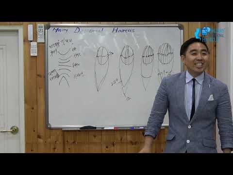 긴머리 <strong>레이어커트</strong> v라인   안뻗치게 커트하는방법 mms그룹 전강하미용장 2019.6.20