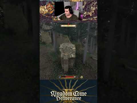 They dared me to make this jump… and it went PERFECT 😱 #kingdomcomedeliverance2 #parkour