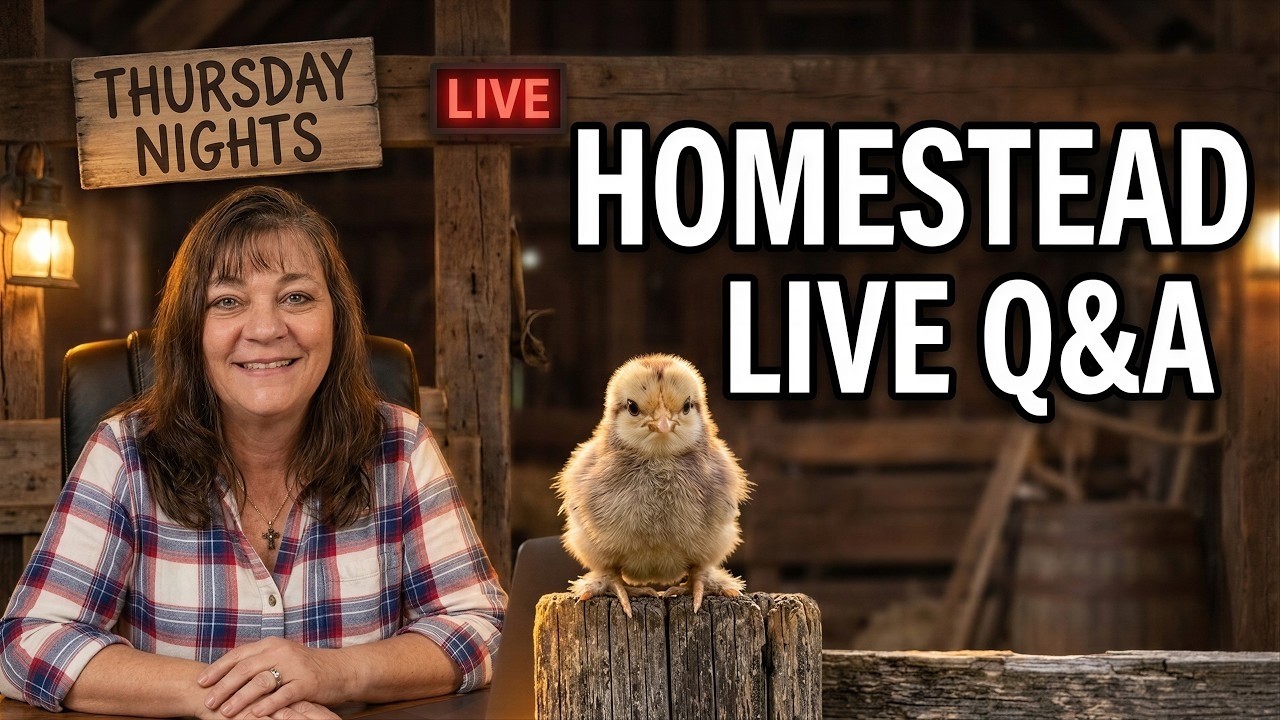 Homesteading Live Q & A Live Stream