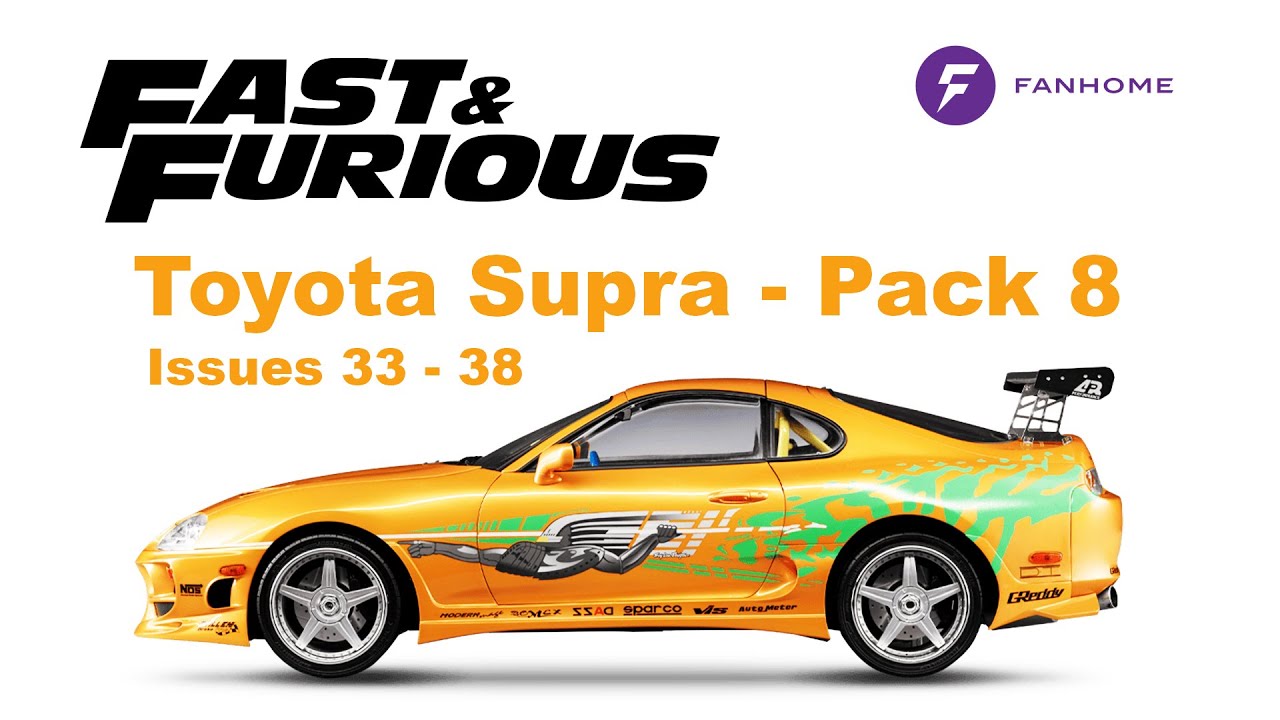 Модель Toyota Supra из фильма «Форсаж» в масштабе 1/8 | Fanhome/DeAgostini — Пакет 8