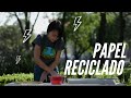 ¿Cómo hacer papel reciclado?