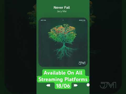 Never Fail Available 18/06 on all streaming platforms I can’t wait for you to hear it 💚 #newmusic