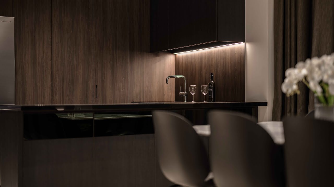 Inside A Dark and Bold Modern Landed House