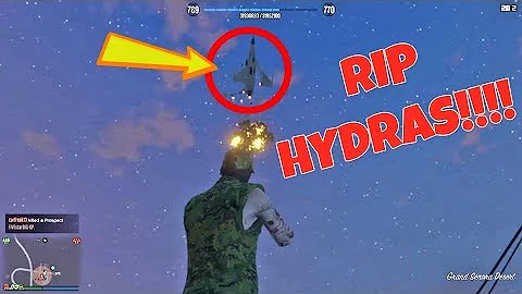 KILLING A HYDRA WITH AN EXPLOSIVE SNIPER! | GTA ONLINE RIP HYDRA'S - DayDayNews