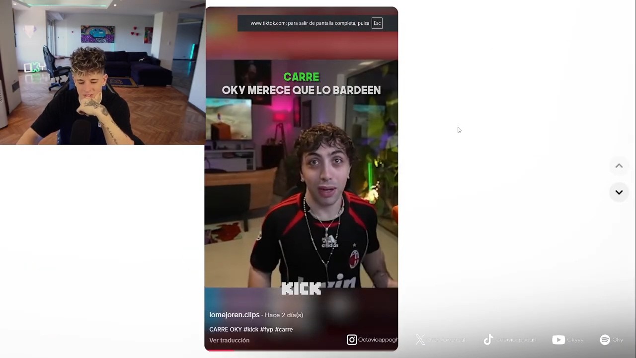 OKY LE RESPONDE A CARRERA