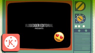 How to Make Retro TV Display Intro for Your YouTube Channel from a Smartphone? - KineMaster Tutorial screenshot 2