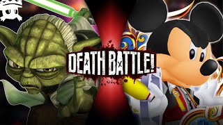 Yoda vs Rey Mickey | DEATH BATTLE! sub español (Star Wars vs Kingdom Hearts)