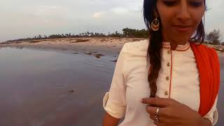 Walking in the Golden light on Vypin Beach - Hero 7 Black