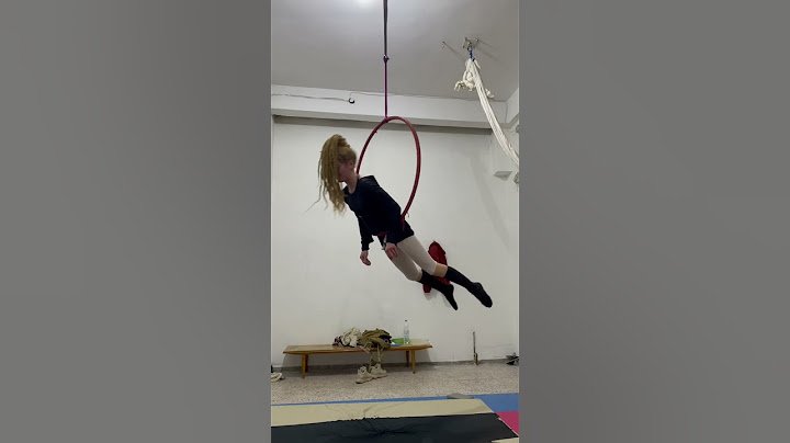 Aerial Hoop - Dynamic Acrobatic Flow - Rolls -Circus Art 🎪