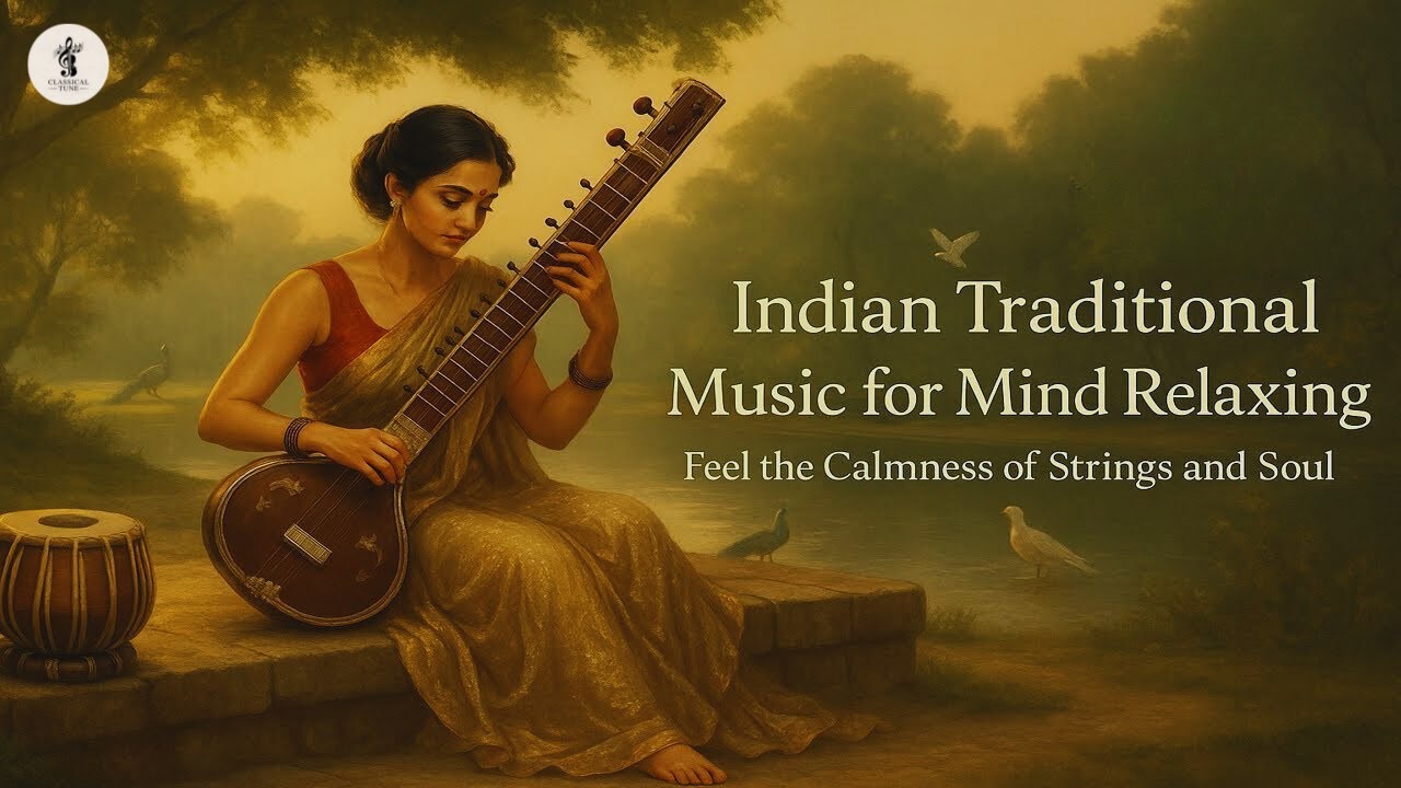 Relaxing Traditional Indian Music | Sitar, Flute & Tabla for Deep Meditation